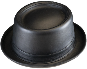 Henschel Leather Porkpie Hat